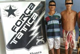 Adolescentes são apreendidos com arma e drogas em Arapiraca