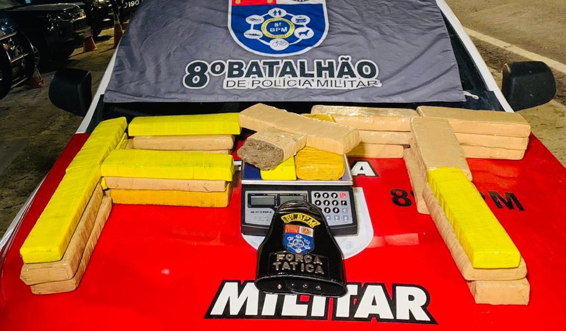 PM apreendeu mais de 27 kg de drogas nos primeiros dias de fevereiro em Alagoas