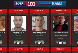 Segurança Pública lança plataforma com lista de criminosos mais procurados de Alagoas