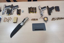 Operação policial apreende armas em fazenda de acusado de matar empresário no interior de Alagoas