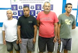 Polícia prende quadrilha acusada de diversos crimes em Arapiraca