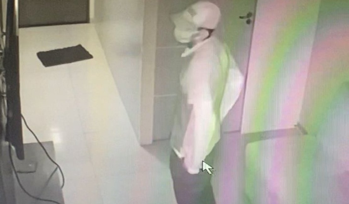 Câmeras flagram furto de escritório de advogado, em Arapiraca; Assista