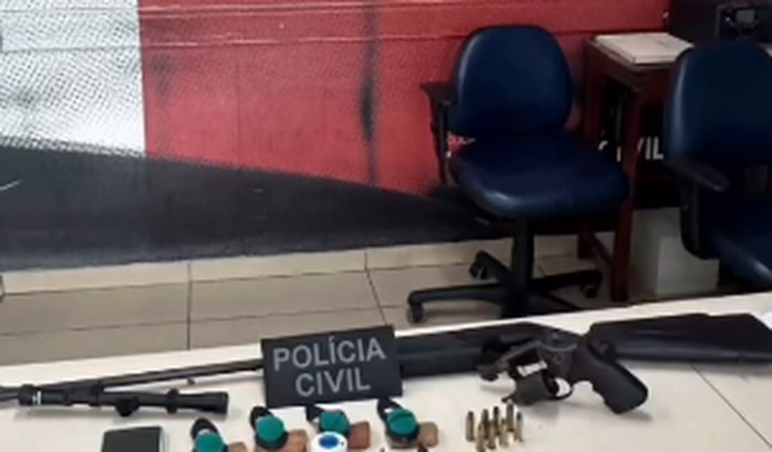 Suspeito de homicídio é preso em ação da Polícia Civil em Murici