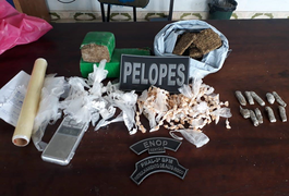 Pelopes apreende grande quantidade de drogas e prende quatro pessoas em Arapiraca