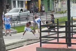 Torcedores do ASA e CSA se envolvem em confusão na Ciclovia do Trabalhador