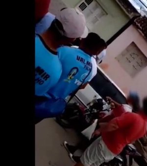 Vídeo. Caminhada política termina em confusão em Limoeiro de Anadia