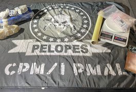 Policiais militares apreendem mais de 1kg de drogas com jovem de 23 anos em Campo Alegre