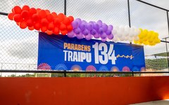 Prefeitura de Traipu inaugura quadras esportivas no Sítio Novo e Vila São José durante programação dos 134 anos do município