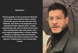 Arthur Aguiar fala sobre recente conversão e ‘enxurrada de julgamentos’