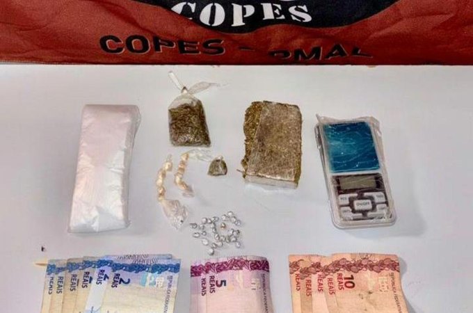 PM apreende menor com drogas e quantia em dinheiro em Piranhas