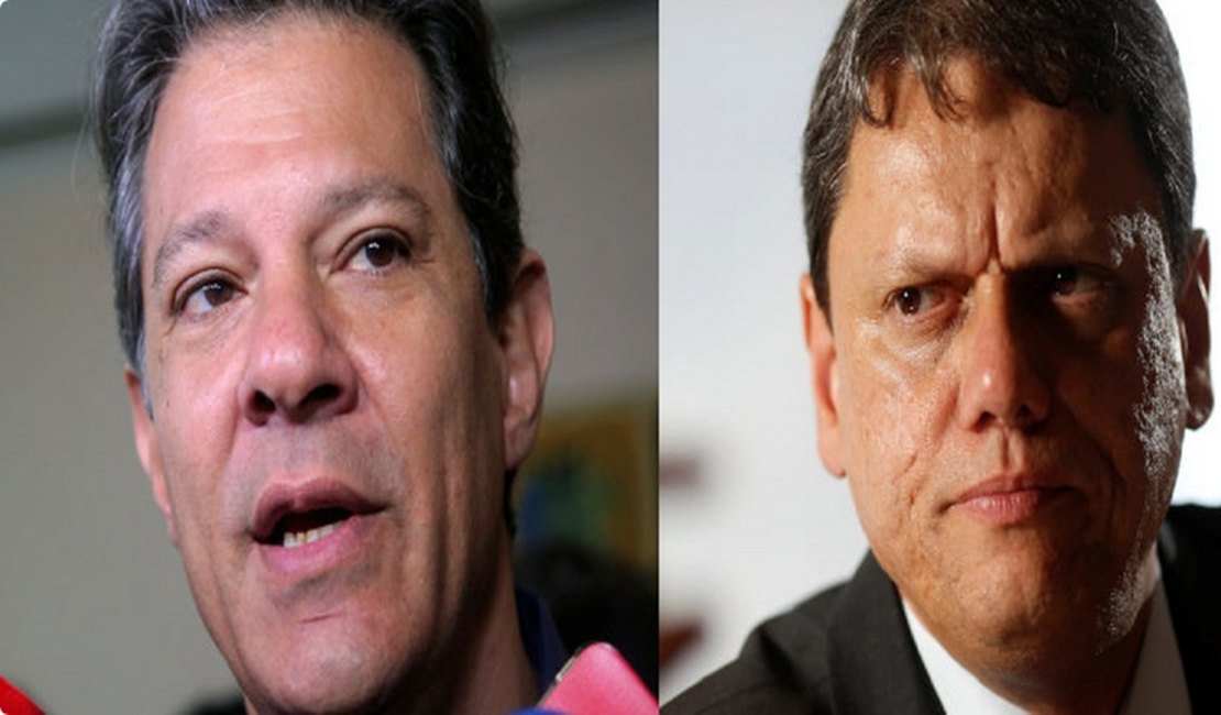 Tarcísio lidera com 49,1% e Haddad tem 42,6% para o governo de SP, aponta pesquisa AtlasIntel/Estadão