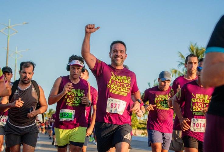 Paulo Dantas participa da 7ª Edição da Corrida Trabalho Seguro do TRT-19