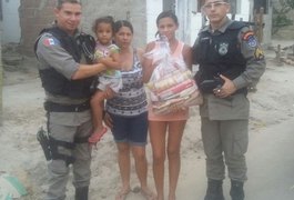 Militares de Campo Alegre realizam ação solidária em comunidades carentes