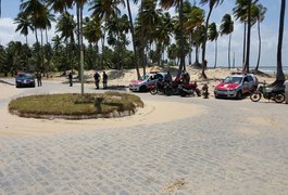 PM apreende vários veículos em operação no Pontal do Peba