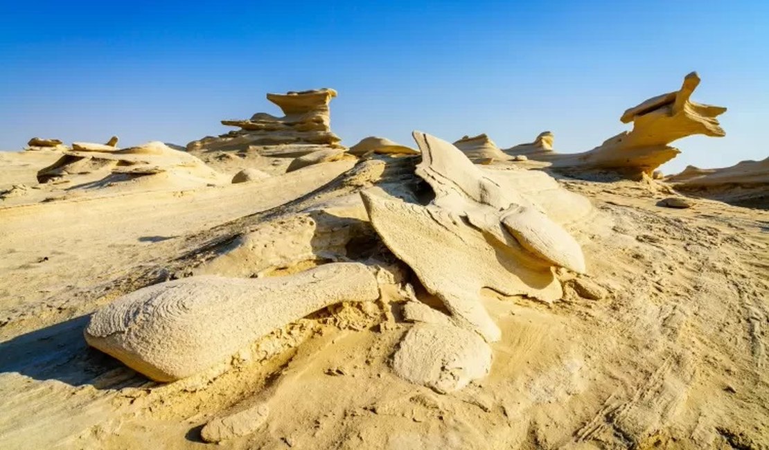 Dunas 'congeladas' de Abu Dhabi podem ser prova de passagem bíblica