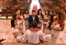 Modelo brasileiro surpreende ao se casar com nove mulheres