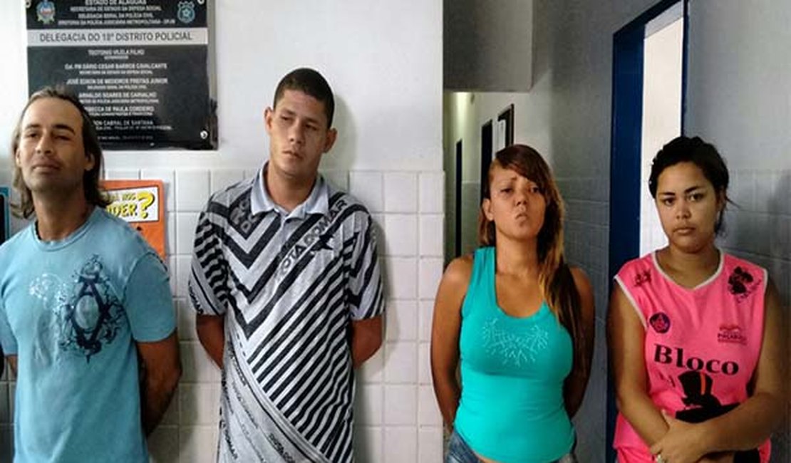 PC prende quatro e apreende menor fugitivo da UIM