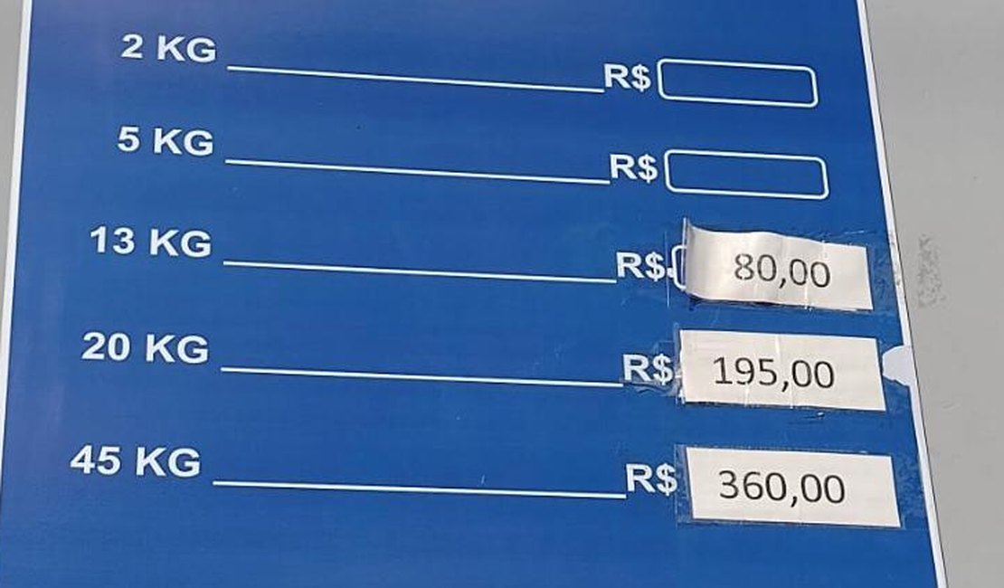 Preço do botijão de gás chega a R$ 80 reais e arapiraquenses reclamam