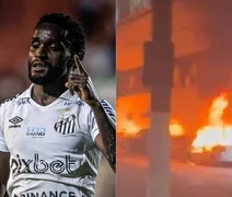 Carro de atacante do Santos é queimado após rebaixamento da equipe no Brasileirão