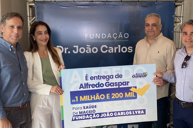 Alfredo Gaspar destina R$ 1,2 milhão para ampliar tratamentos oftalmológicos para crianças e idosos através da Fundação João Carlos Lyra