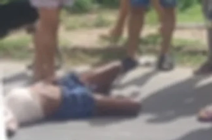 Mulher fica ferida após ser atropelada por carro no Sertão alagoano