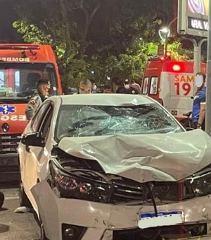 Motorista com sinais de embriaguez atropela e mata motociclista na Jatiúca, em Maceió