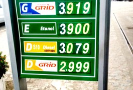 Preço do etanol já supera o da gasolina em posto de combustíveis de Arapiraca