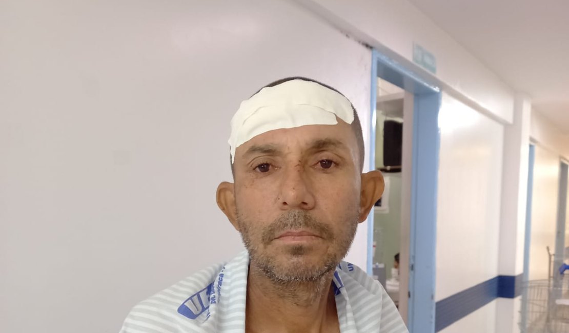 Hospital de Emergência do Agreste procura parentes de paciente vítima de agressão, em Arapiraca
