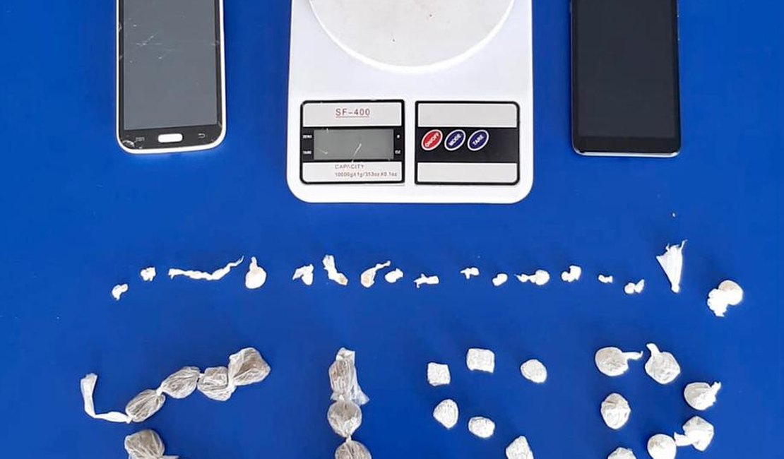 Militares do CISP prendem dupla por tráfico de drogas, em Teotônio Vilela