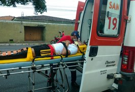 Duas pessoas ficam feridas em acidentes registrados na Av. Deputada Ceci Cunha, em Arapiraca