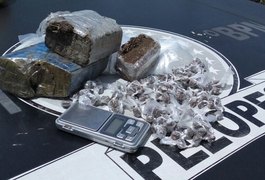 Mulher é detida com maconha em União dos Palmares, Zona da Mata