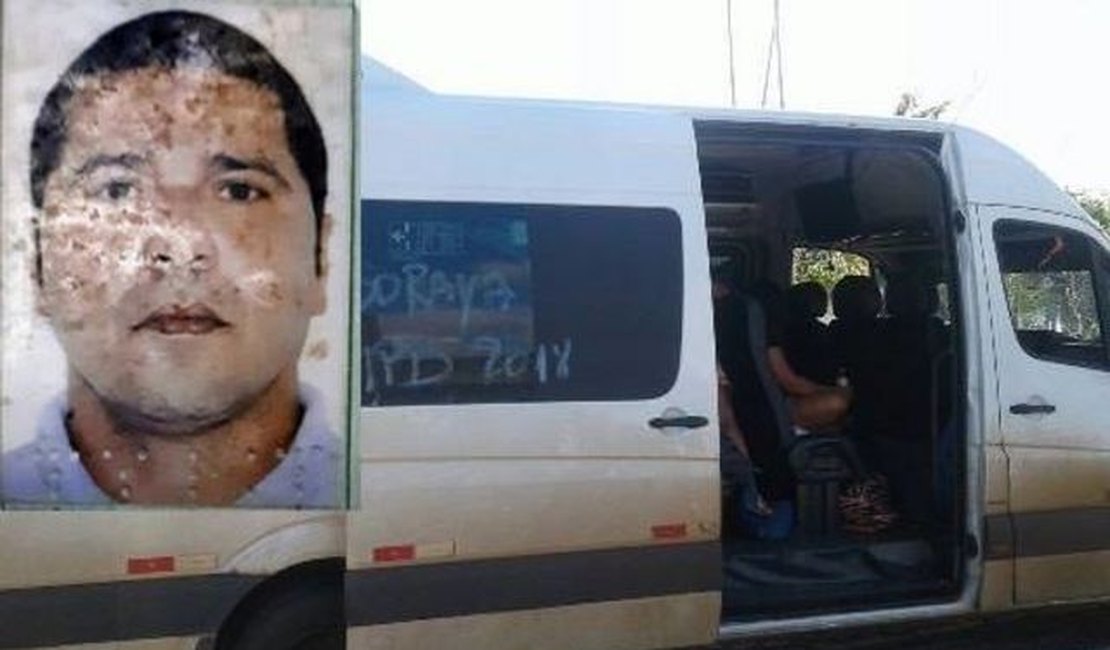 Passageiro surta, mata adolescente e fere mais três em van que vinha para AL