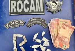 Adolescente de 15 anos é apreendido por tráfico de drogas no bairro Primavera, em Arapiraca