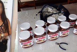 Jovem é presa furtando 10 potes de Nutella no Paraná