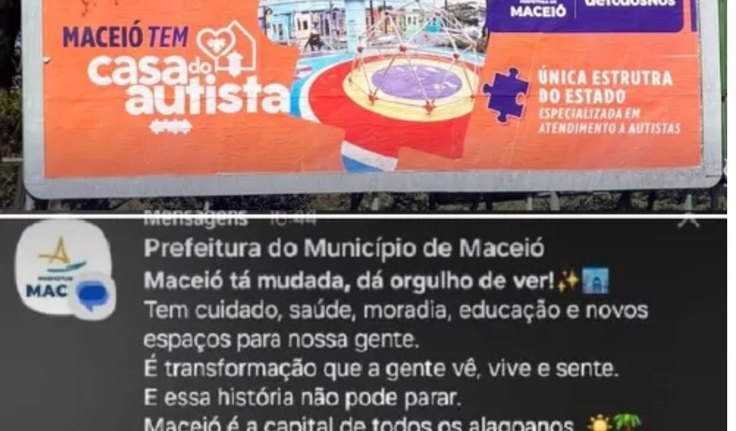 TRE manda Prefeitura de Maceió suspender publicidade e vê indícios de promoção de JHC