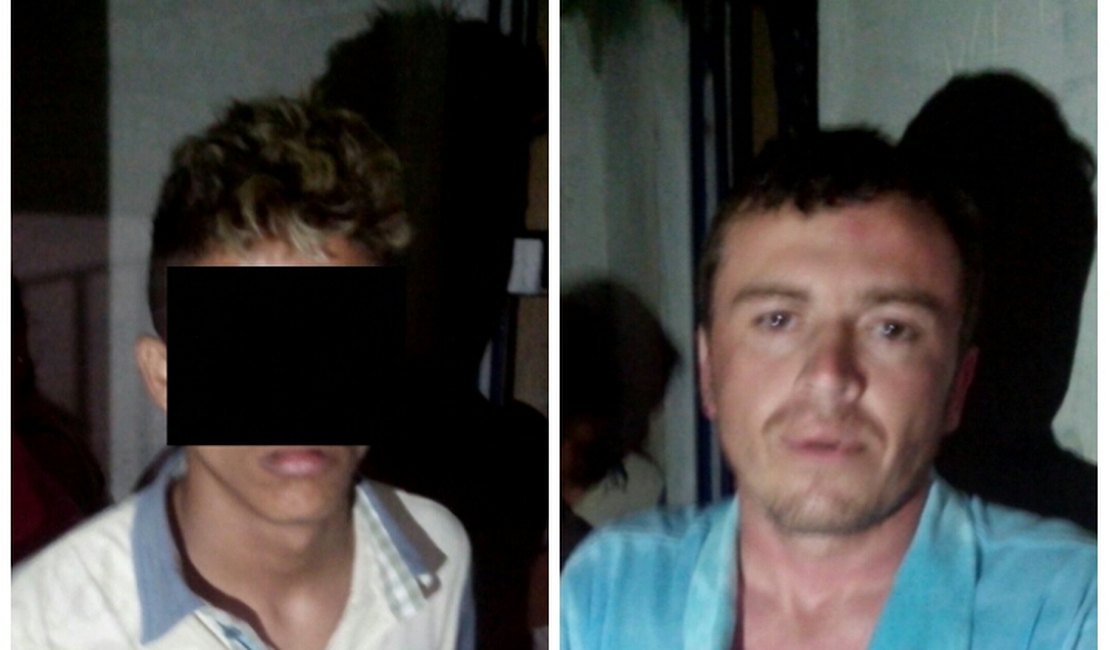 Dupla é detida por porte ilegal de arma de fogo em Arapiraca