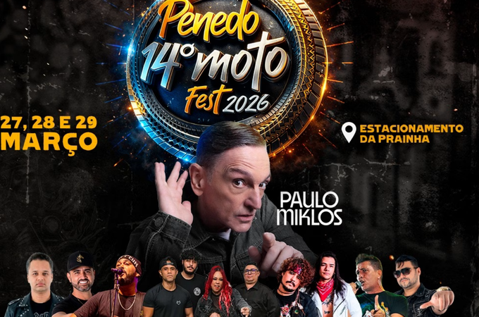 Ex-Titãs, Paulo Miklos é a grande atração do 14º Penedo Moto Fest