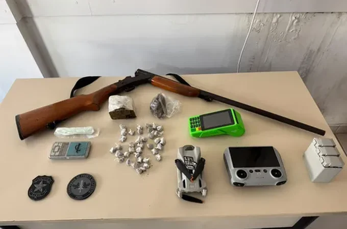 Polícia apreende drone avaliado em mais de R$ 5 mil usado para monitorar ações policiais em Milagres