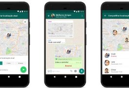 Agora você poderá compartilhar localização em tempo real no WhatsApp