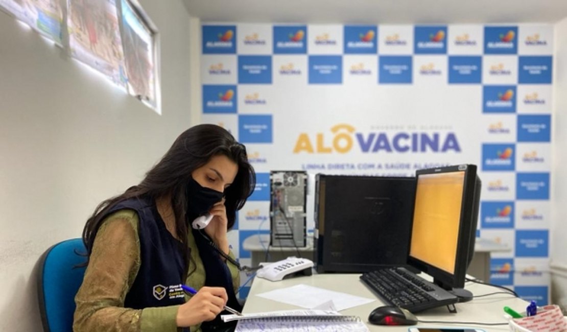Covid-19: Alô Vacina já foi acionado por quase 8 mil alagoanos