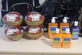 Casal é detido por tentativa de furto em supermercado na Ponta Verde, em Maceió