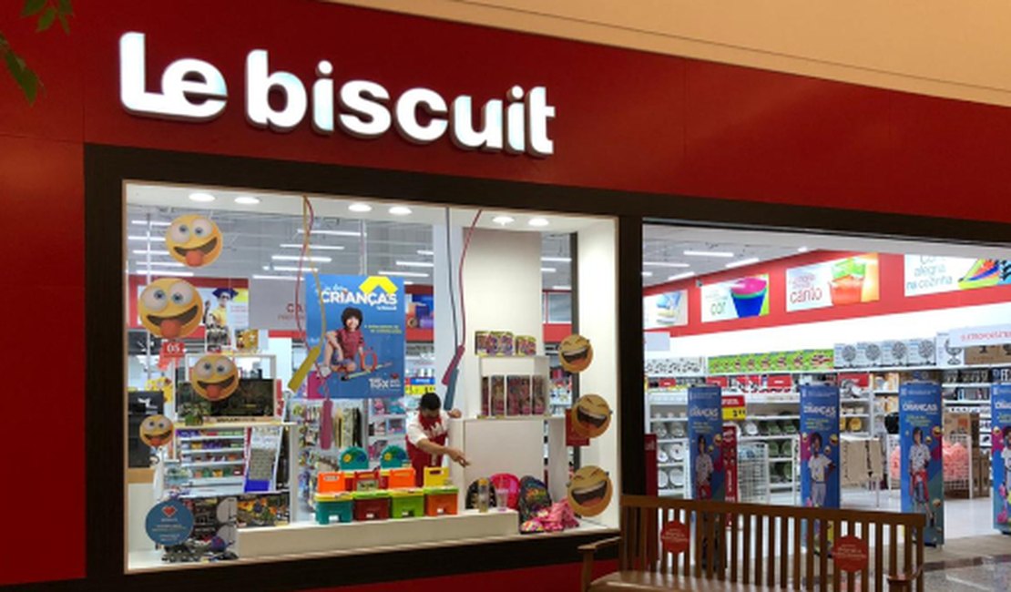 Com loja no Arapiraca Garden Shopping, Le Biscuit conclui fusão com a rede Casa & Vídeo