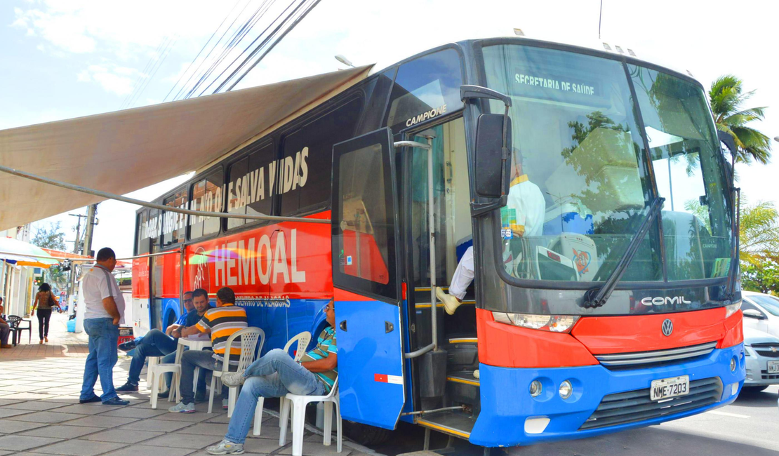 Hemoal inicia o mês de fevereiro com coletas externas de sangue em Arapiraca e Maceió nesta terça-feira