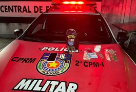 2ª Companhia prende homem por tráfico de drogas na Barra de Santo Antônio