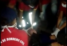 Acidente com motocicleta na BR 104 deixa grávida de seis meses ferida