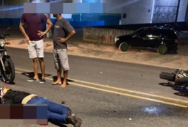 Vídeo. Motociclista morre após colisão com ambulância em bairro de Maceió