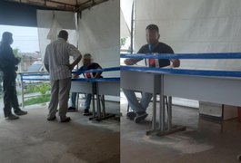 Familiar de paciente flagra atendente de unidade sentinela sem usar EPI, em Arapiraca