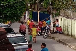 Em União dos Palmares, motociclistas se envolvem em batida e ficam feridos