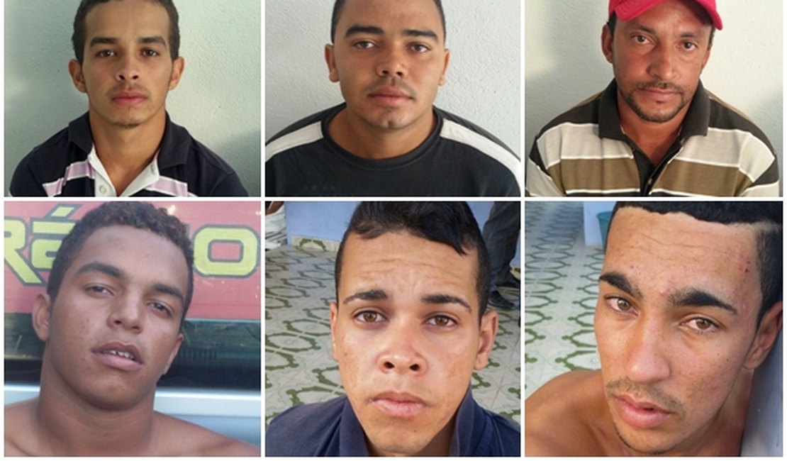 Oito pessoas são detidas durante operação policial em Arapiraca