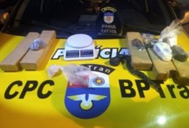 Mulher é presa com mais de 5kg de drogas dentro de casa no Tabuleiro
